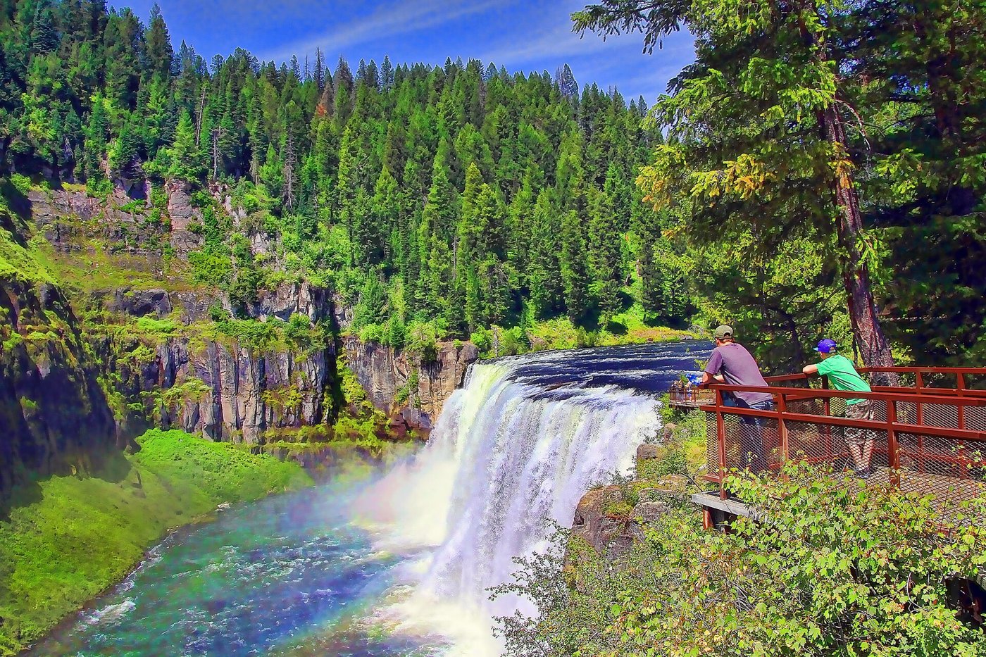 Upper Mesa Falls, Mesa Falls Scenic Byway